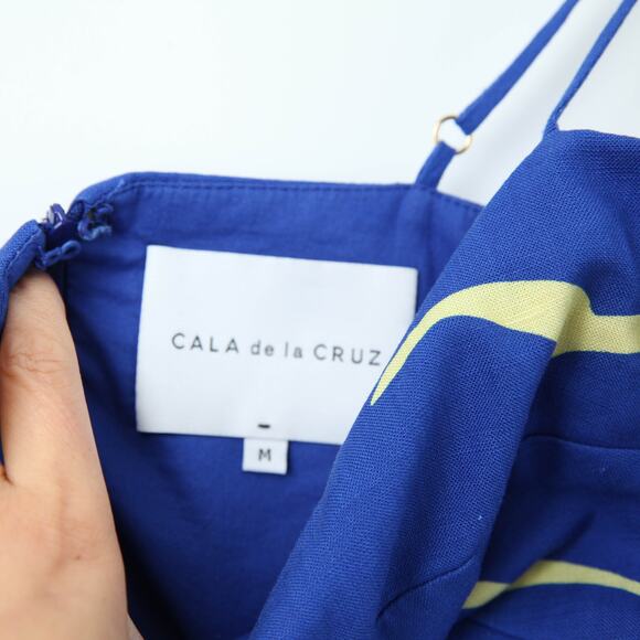 Cala de la Cruz Lucca Dress in Malibu Azul Size M - Picture 7 of 9